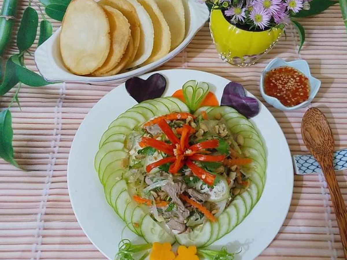 Gỏi bò bóp thấu