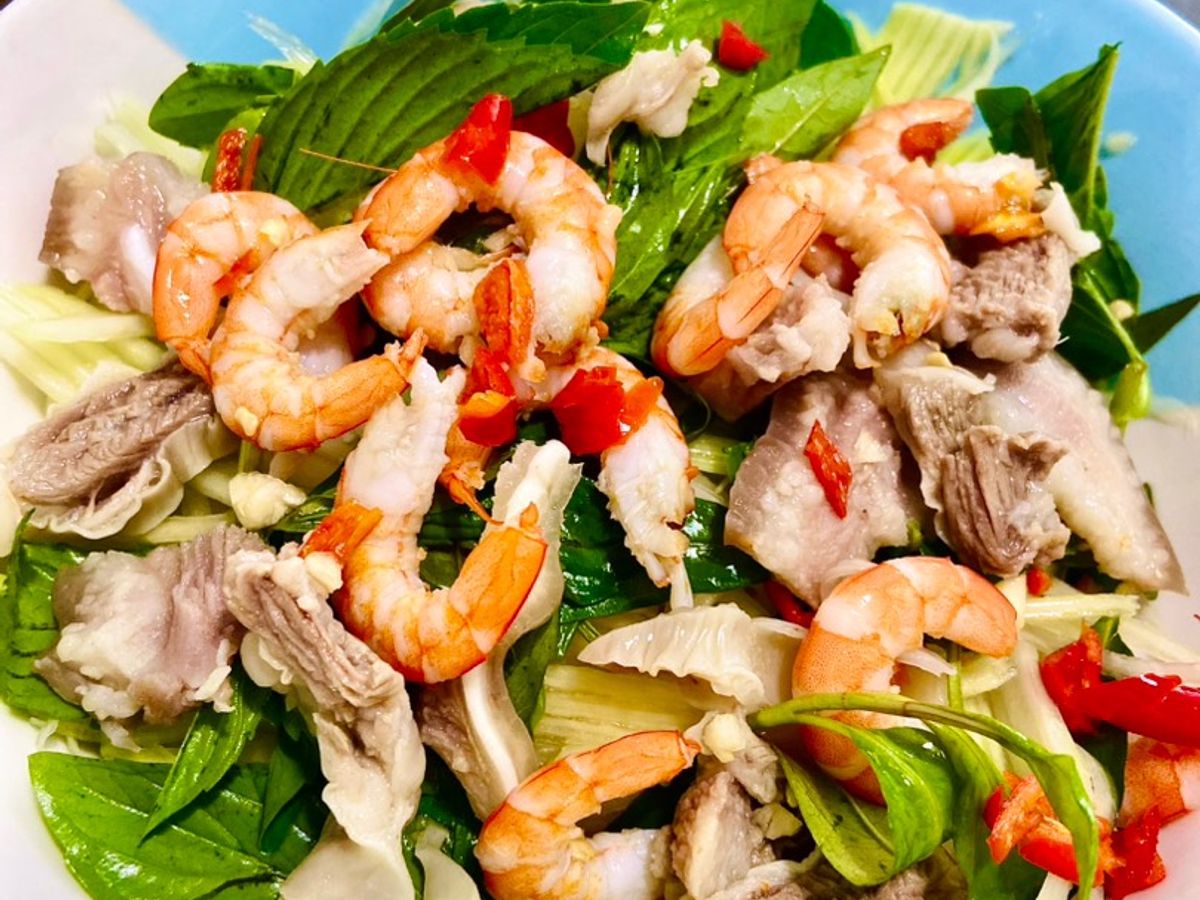 Gỏi đu đủ tôm thịt