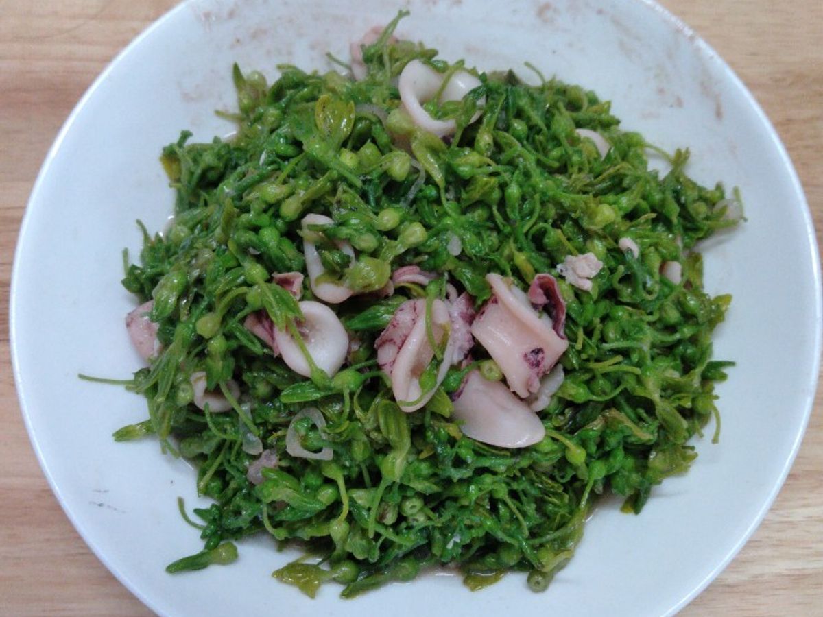 Mực xào hoa lý
