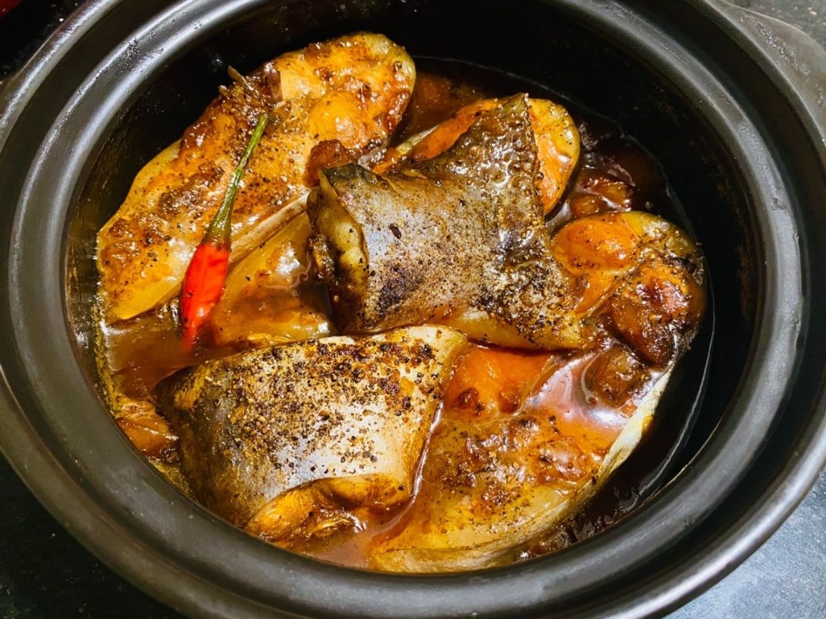 Cá Hú/Bông Lau/Basa Kho Tộ