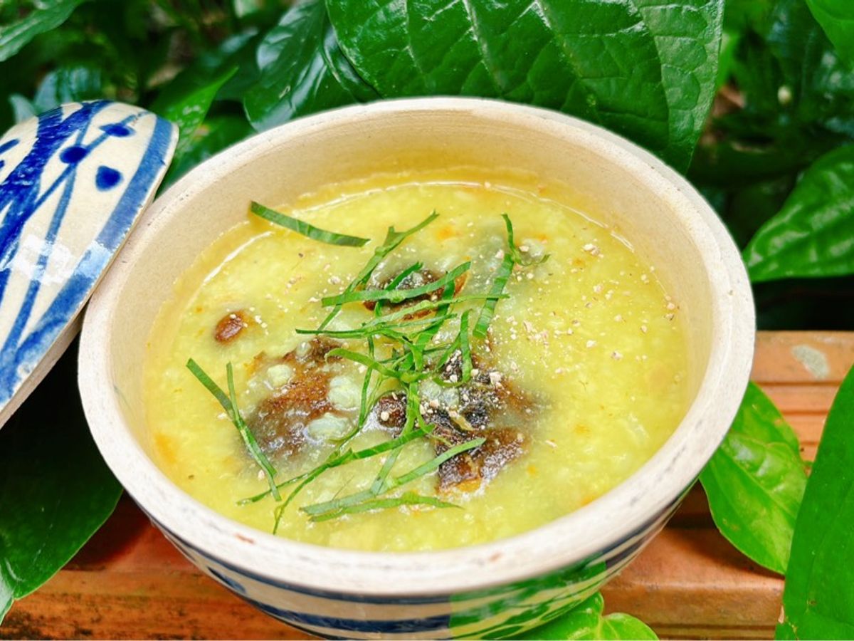 Cháo nấm tràm