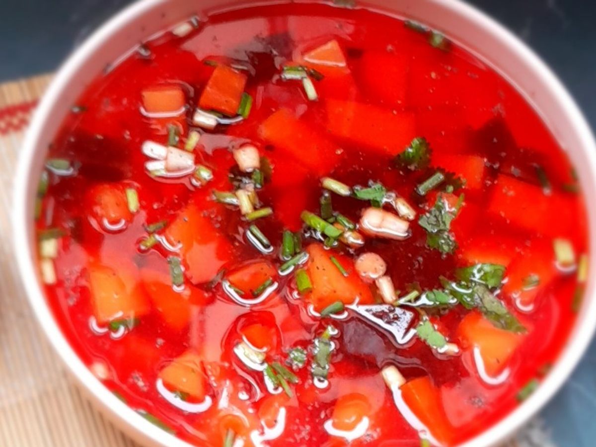 Canh súp nấu tôm khô