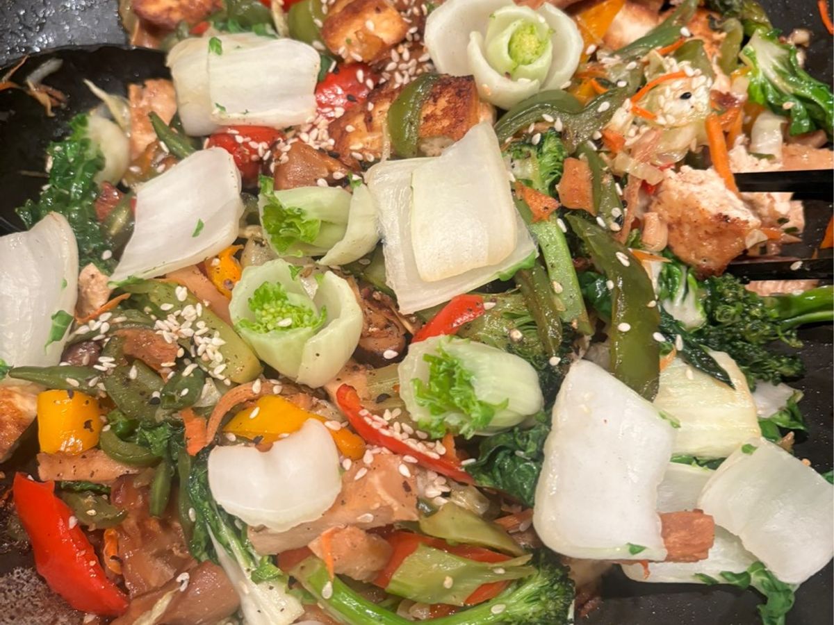 Rau củ xào chay