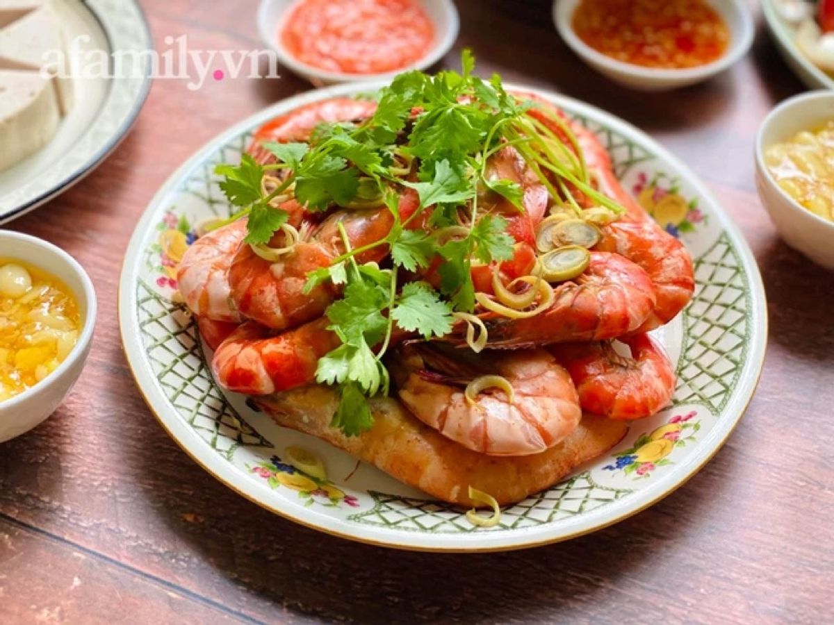 Tôm Hấp Sả