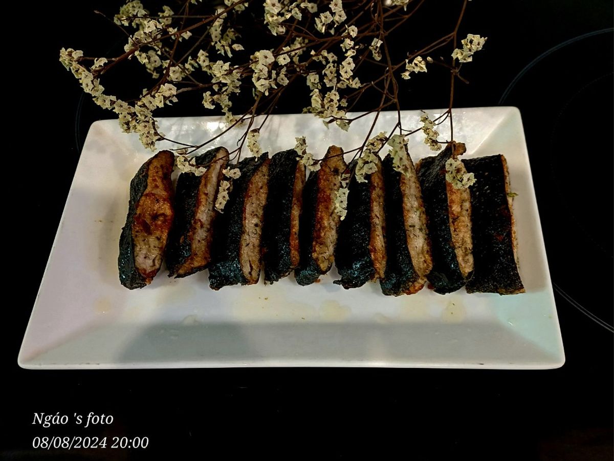 Chả cá quết rong biển chiên