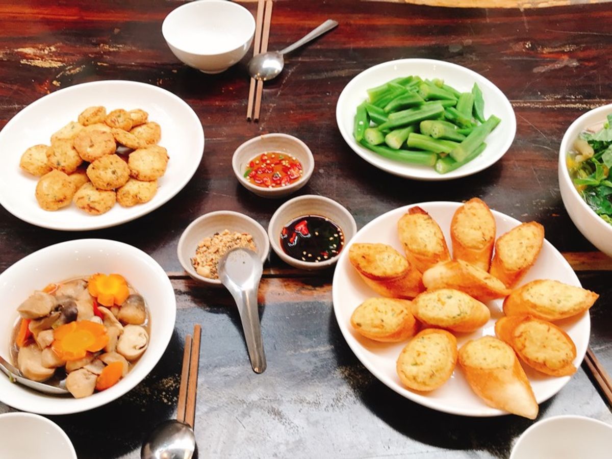 Mâm cơm chay thường ngày #8