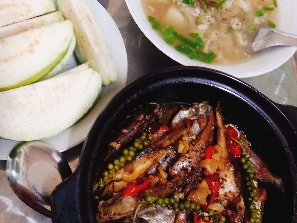 Mâm cơm mẹ nấu