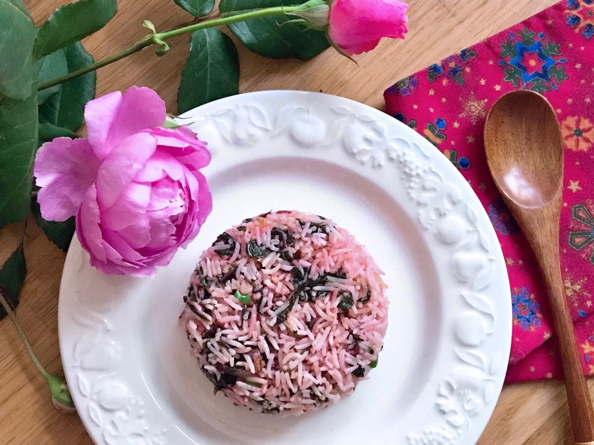 🌱 Cơm Chiên Rau Dền Đỏ (Vegan)