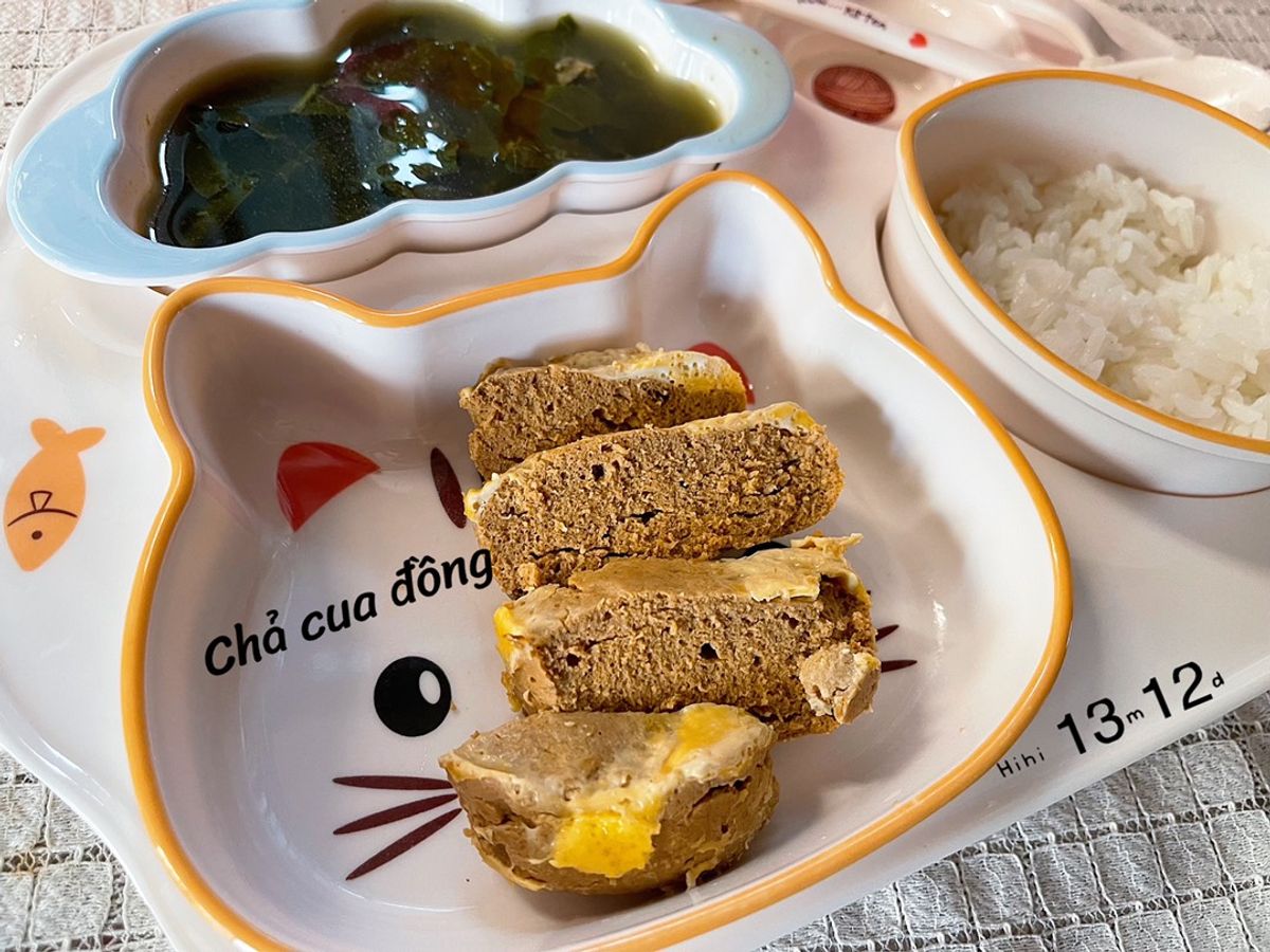 CHẢ CUA ĐỒNG CHO BÉ!!