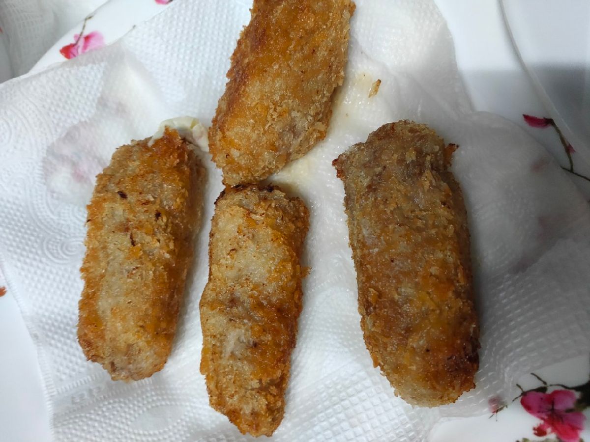 Phô mai bò cuộn chiên xù