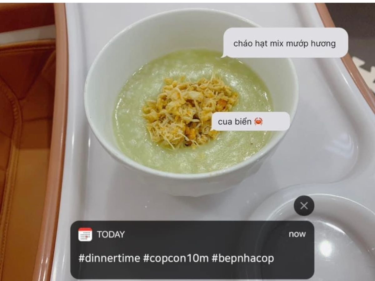 Cháo cua biển 🦀 mướp hương