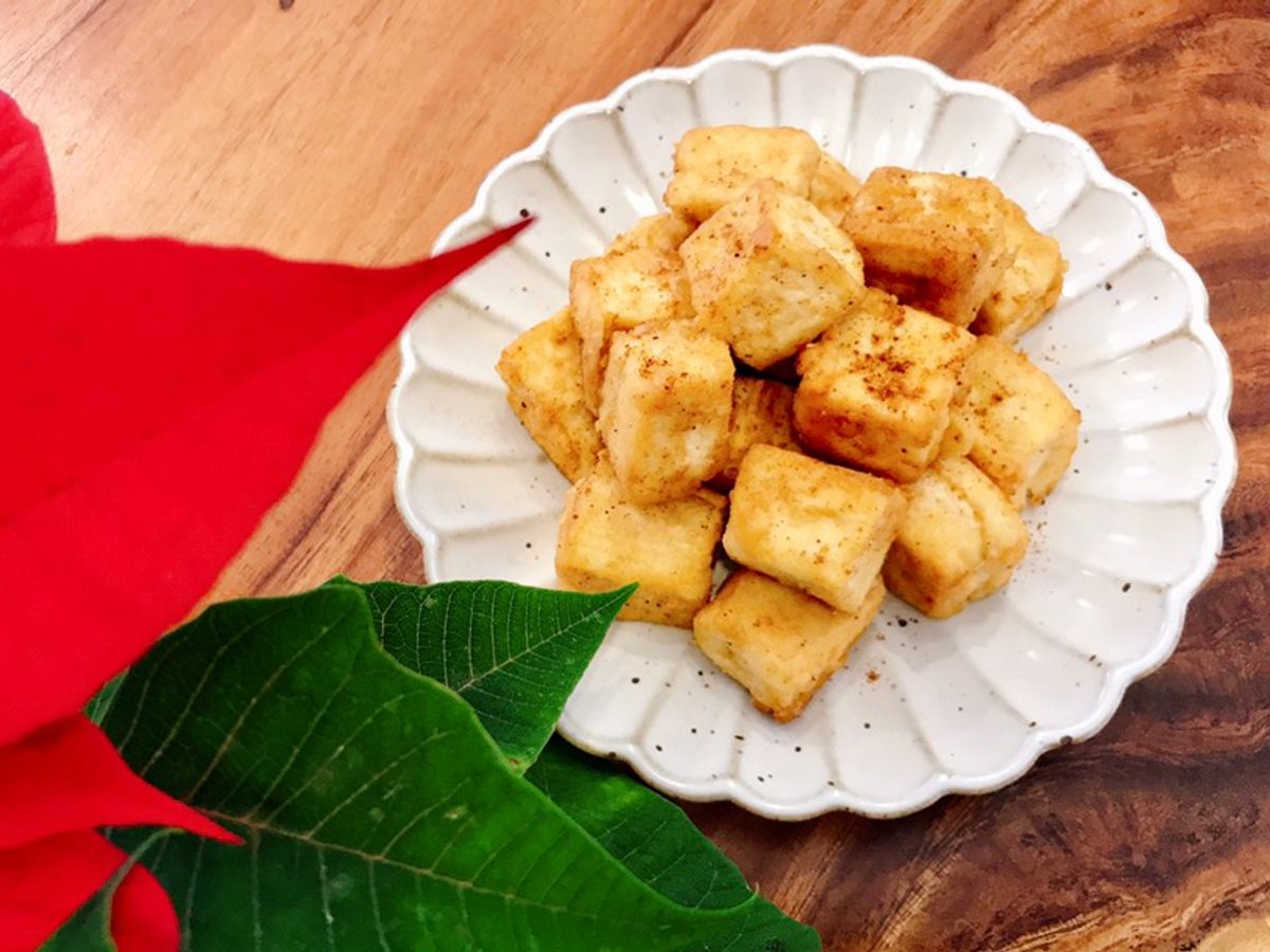 Đậu hũ chiên cay ngũ vị