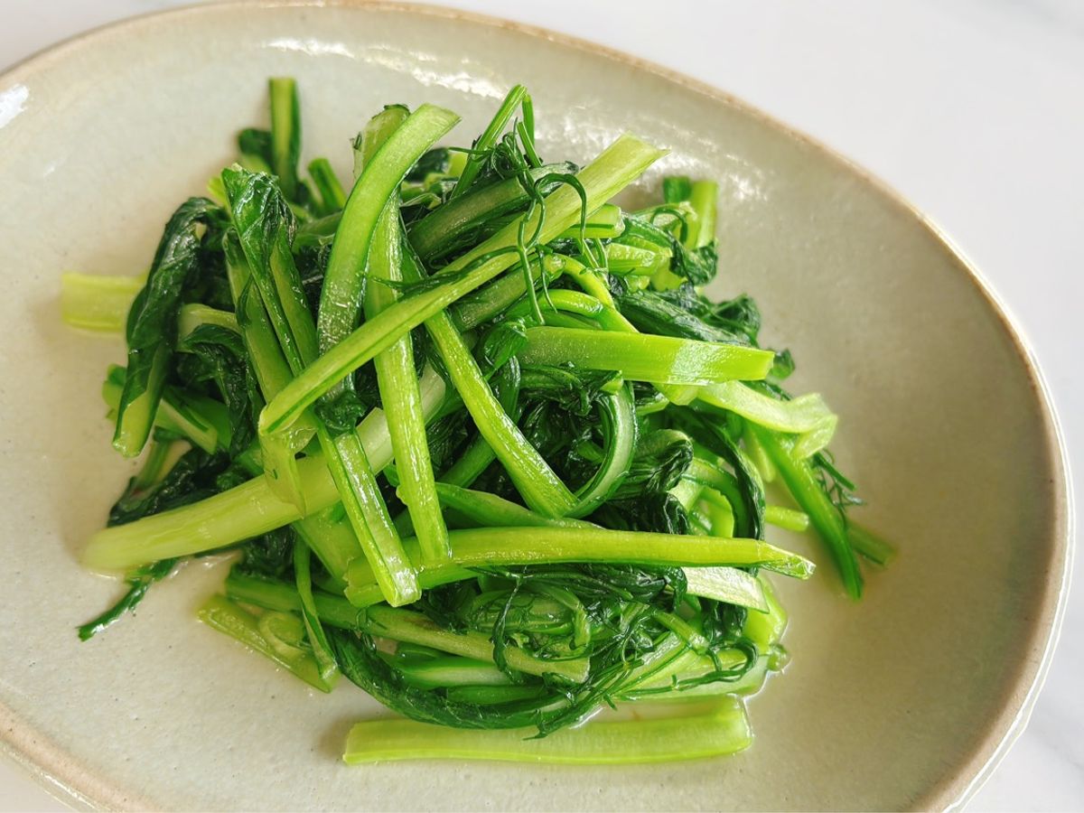 Rau Cải Ngồng Xào Thì Là