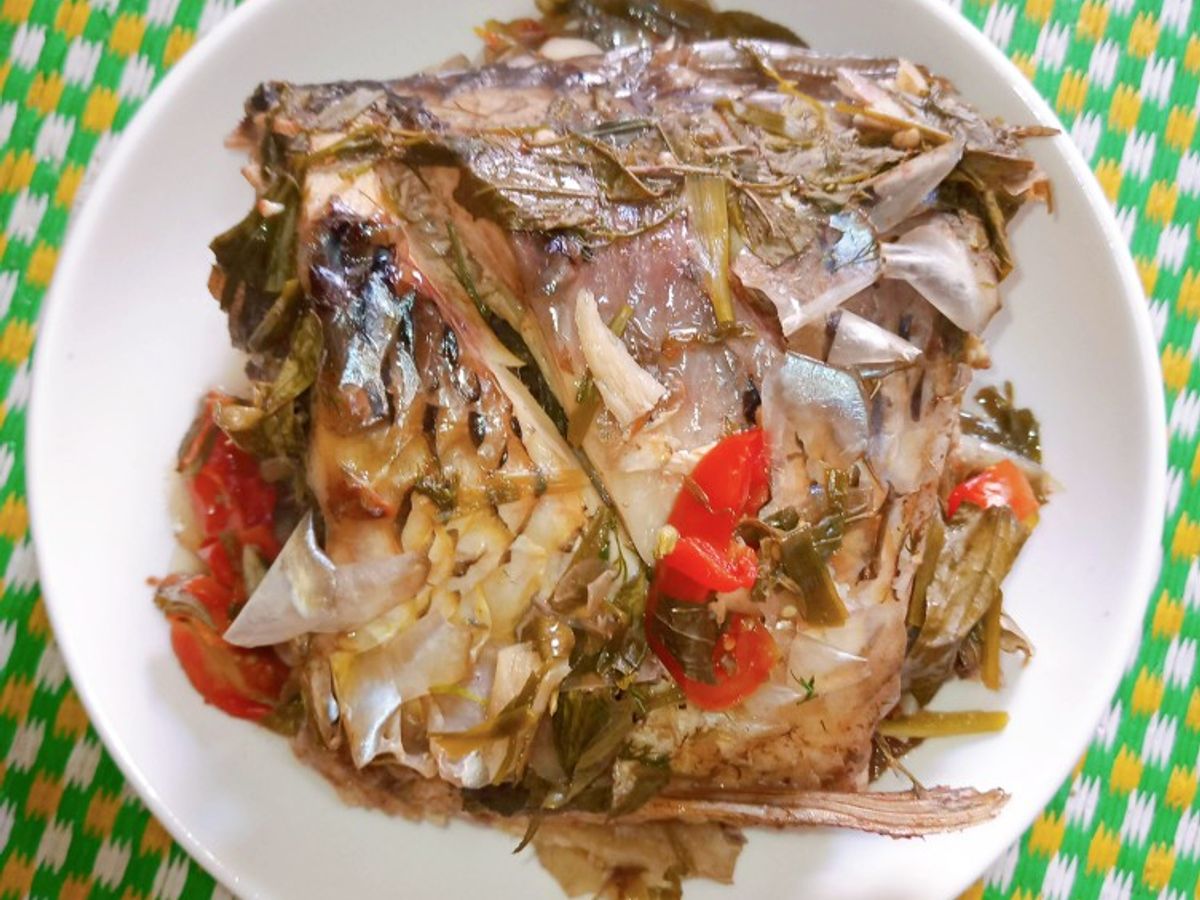 Cá chép hấp bia