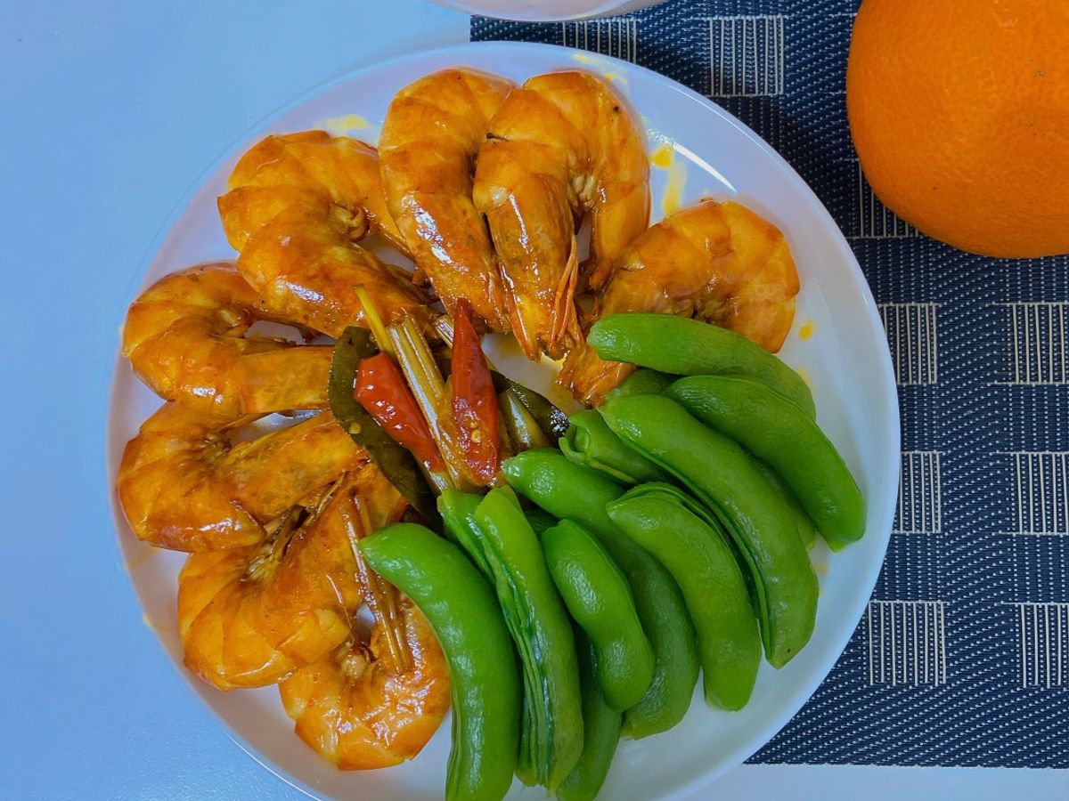 Tôm rang sả ớt