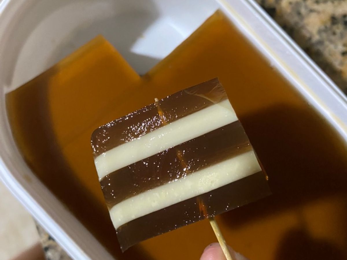 Rau câu flan cà phê