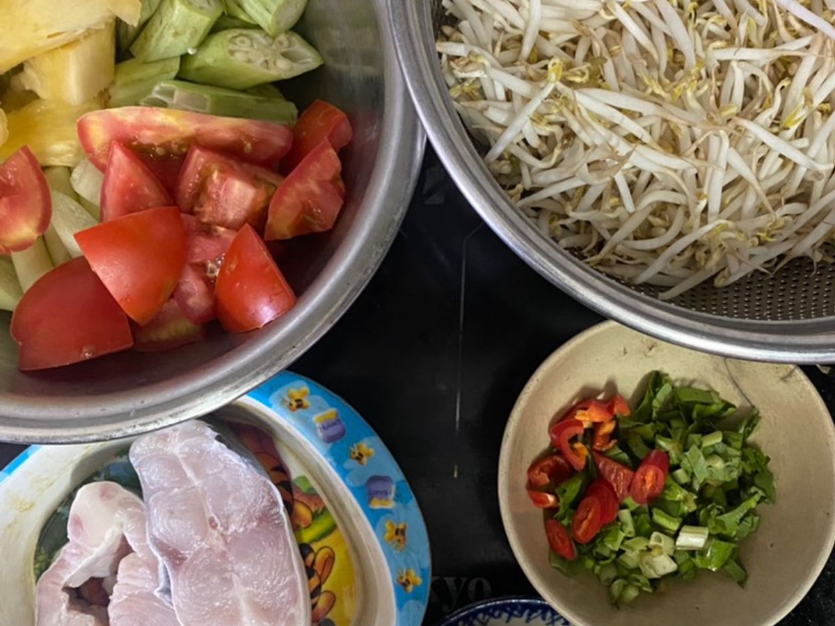 Cơm nhà 4 - canh chua, cơm lười