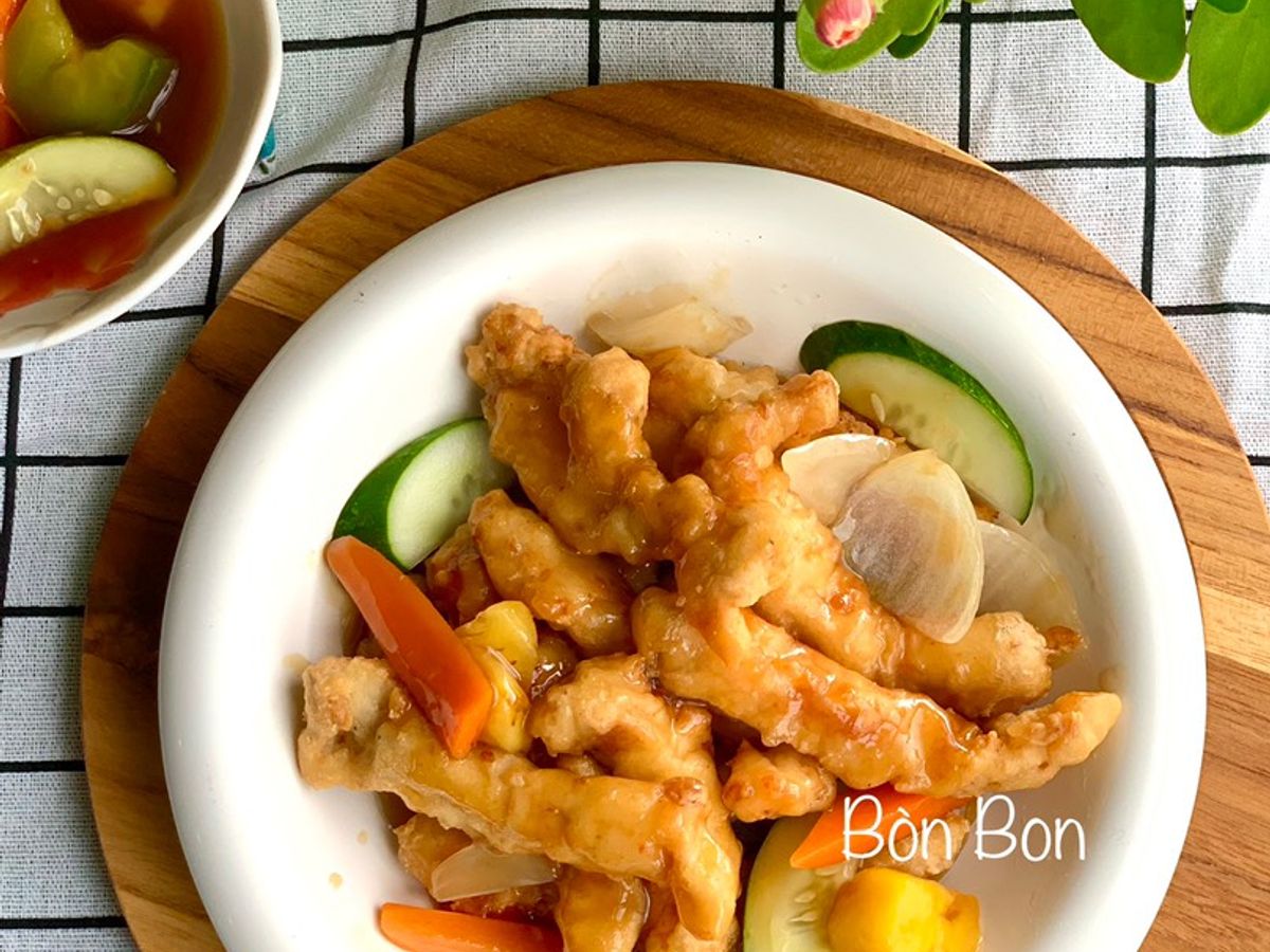 Thịt Chiên Giòn Sốt Chua Ngọt Hàn Quốc (Tangsuyuk)