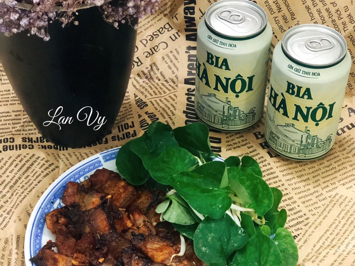 Thịt ba rọi 1 nắng áp chảo