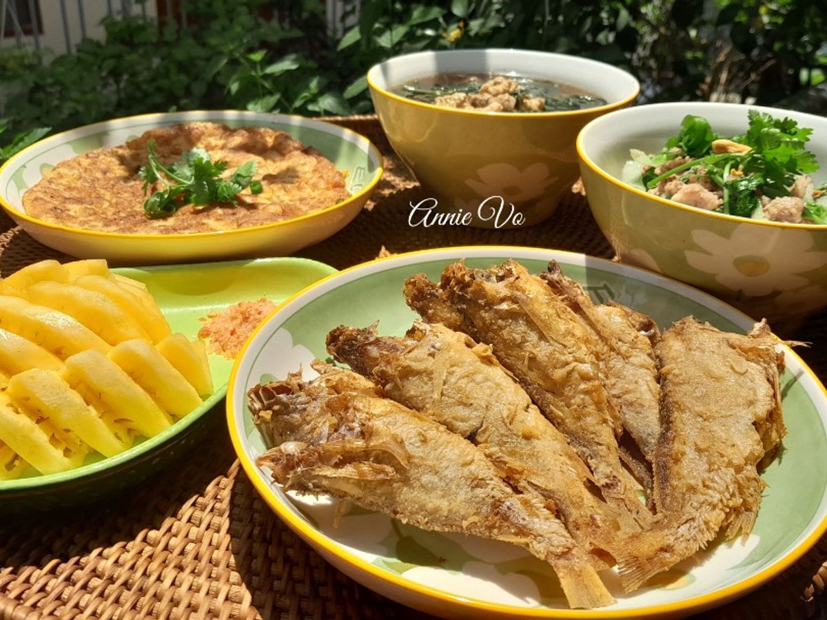 Mâm cơm kết hợp #giodo và #giovang