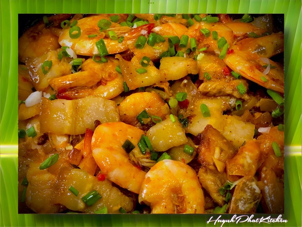Tép Rim Thịt Ba Rọi