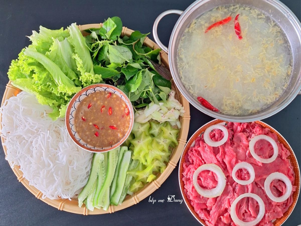 Bò nhúng mẻ