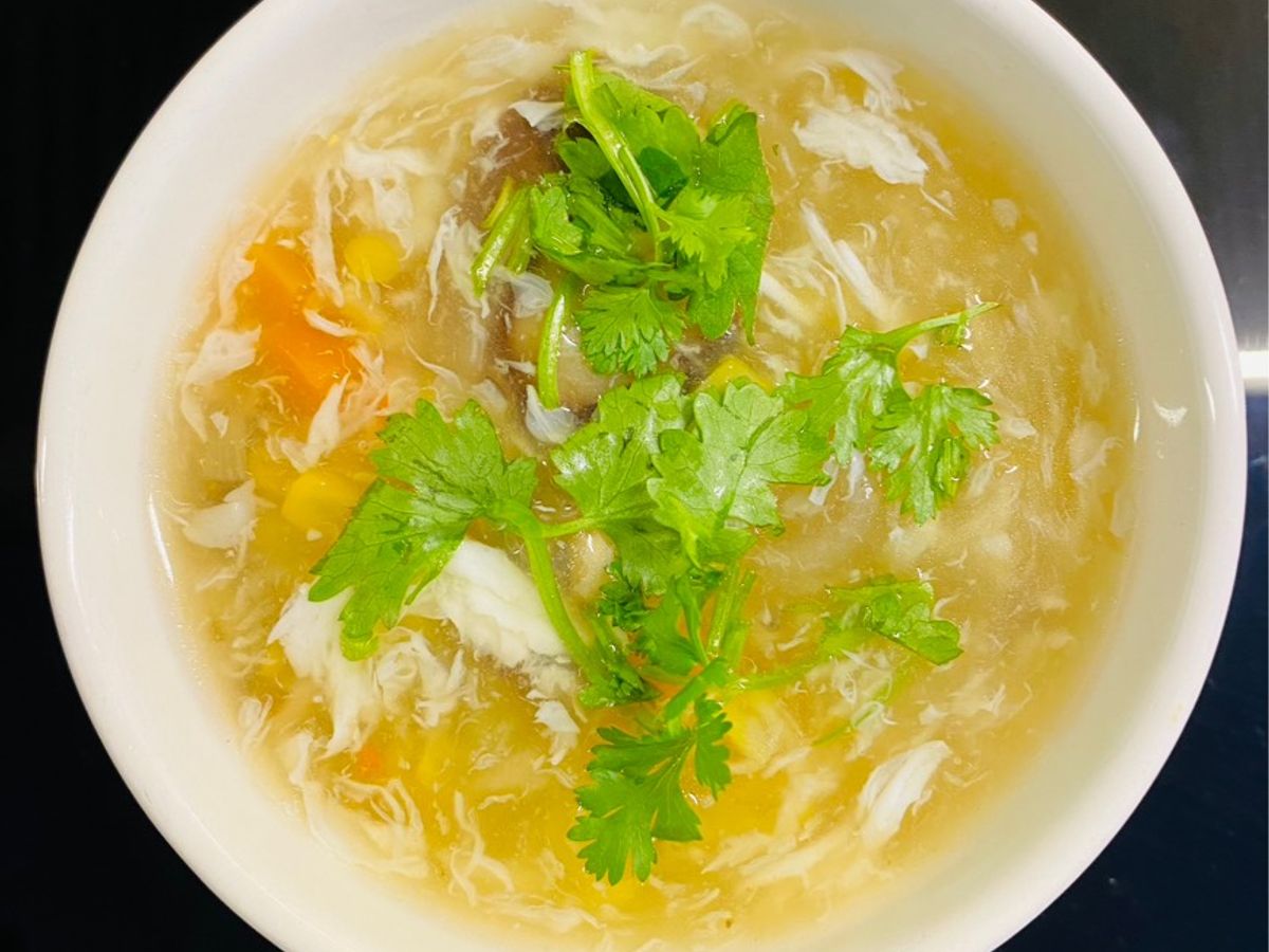 Súp tôm ngô ngọt