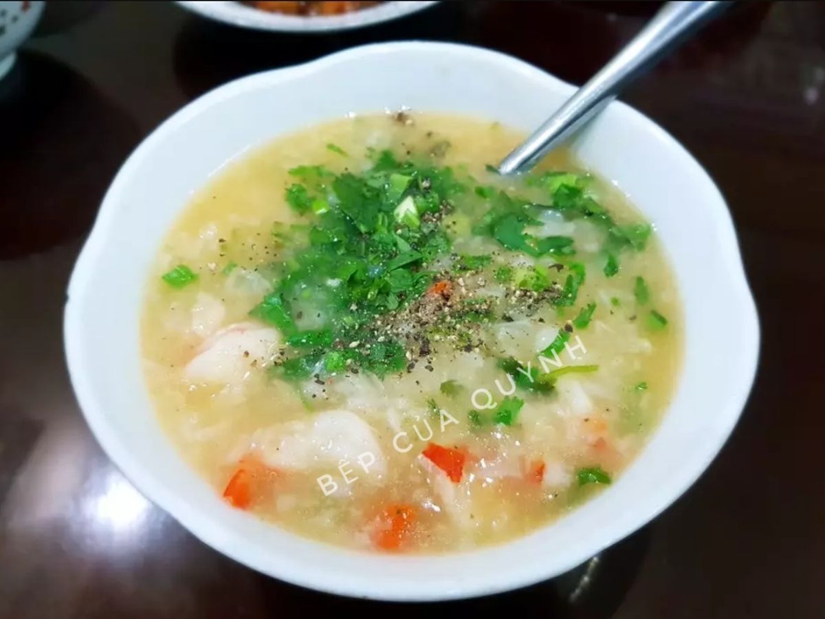 Cháo tôm