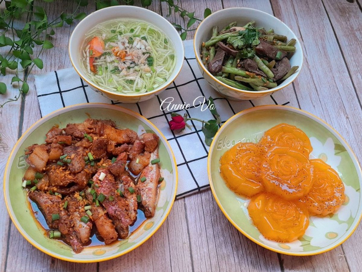 Cơm nhà 4 món đậm đà