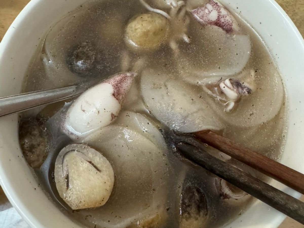 Bánh canh phồng tôm