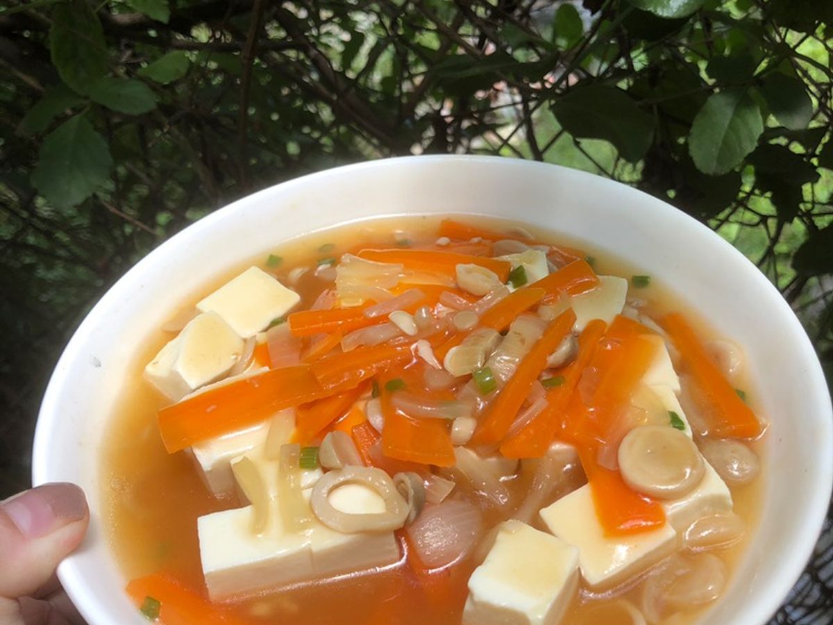 Đậu hũ sốt nhật