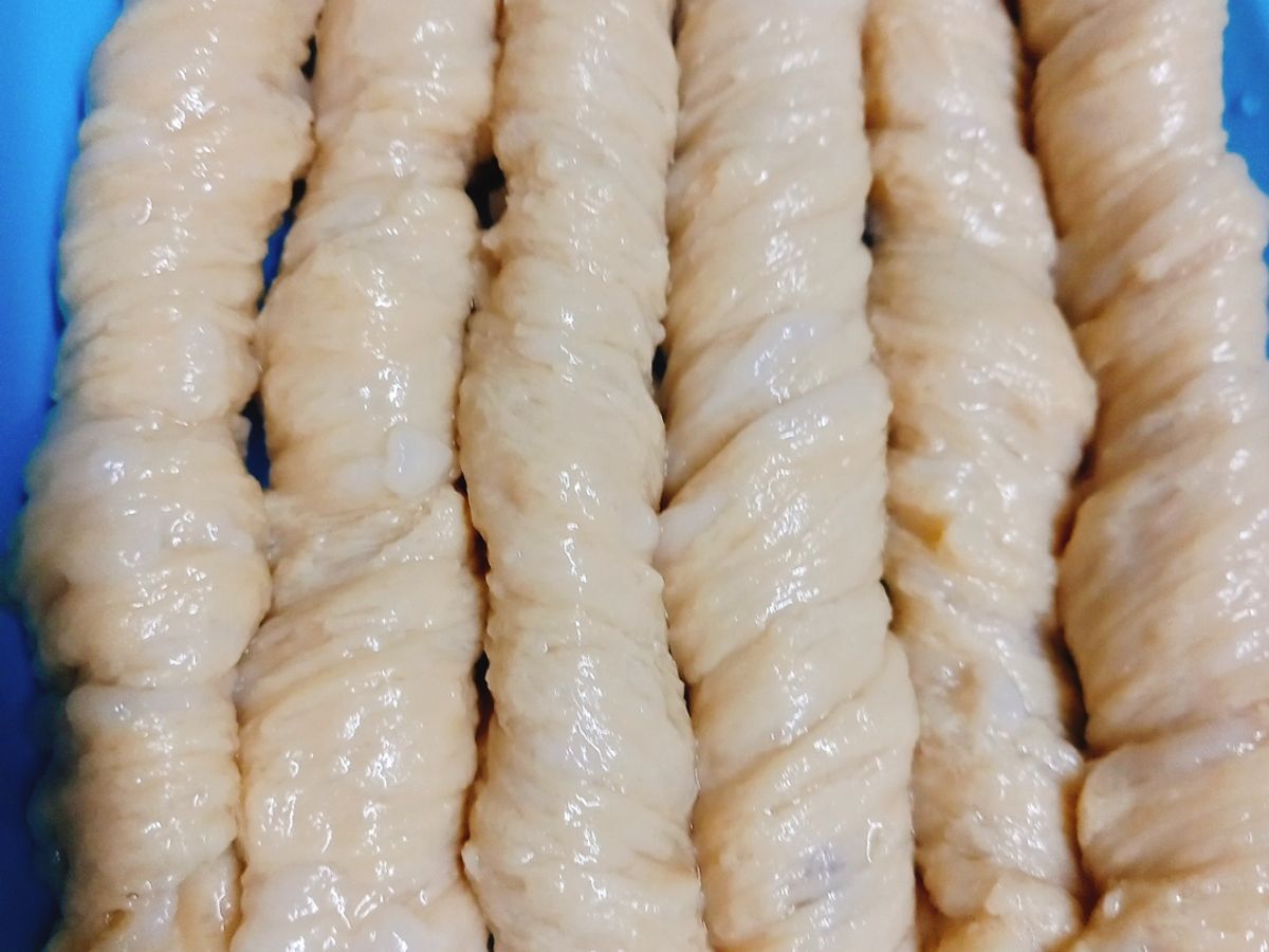 Làm ruột heo từ bột mì