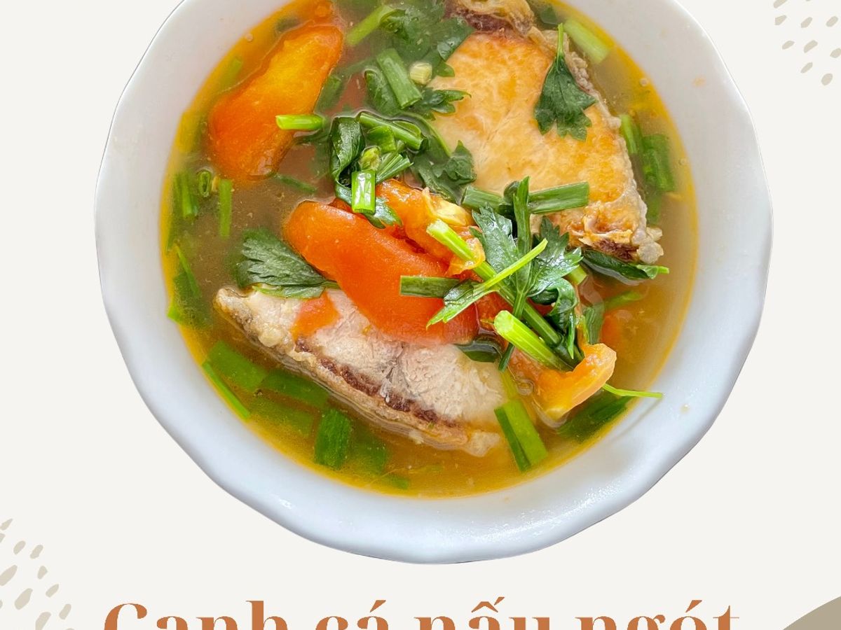 Canh cá nấu ngót