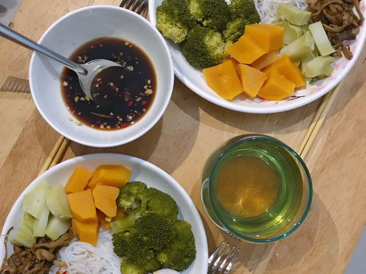 Eatclean - Bún rau củ nước tương