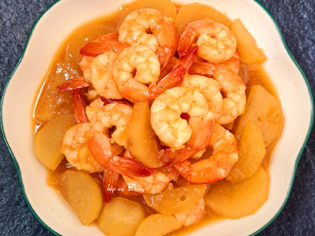 Tôm kho củ cải