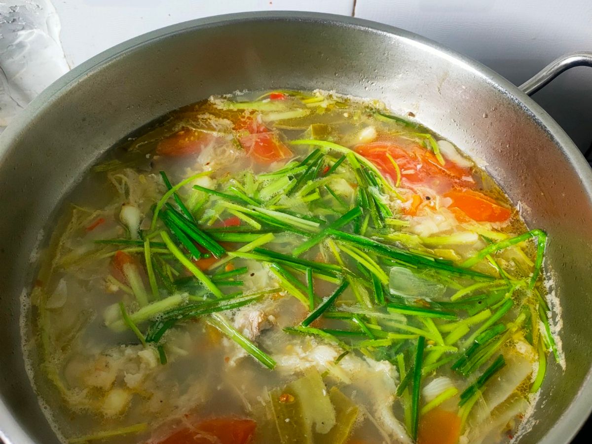 Canh cá khoai