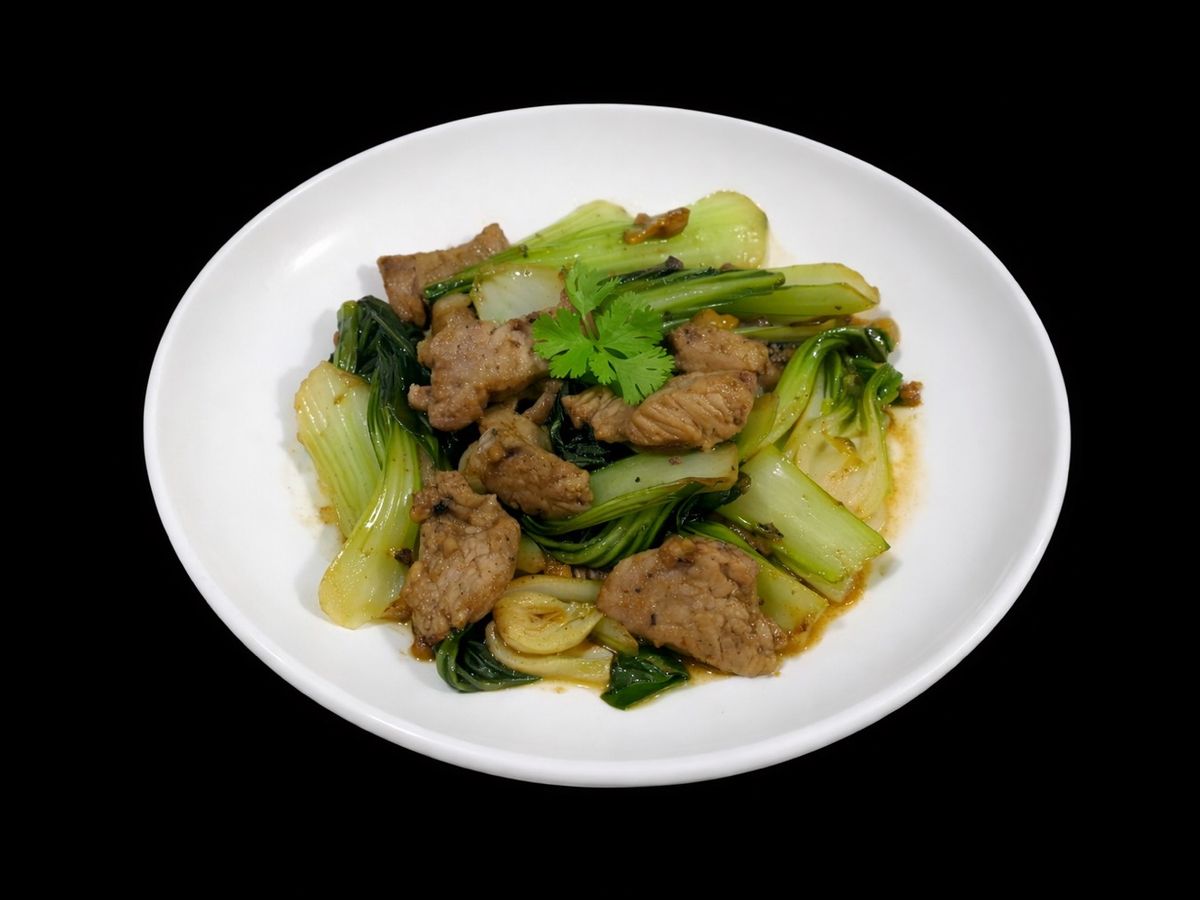 SP.0924 - Thịt Vai Heo Xào Cải Thìa