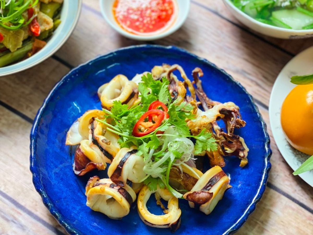 Mực Nướng Muối Ớt