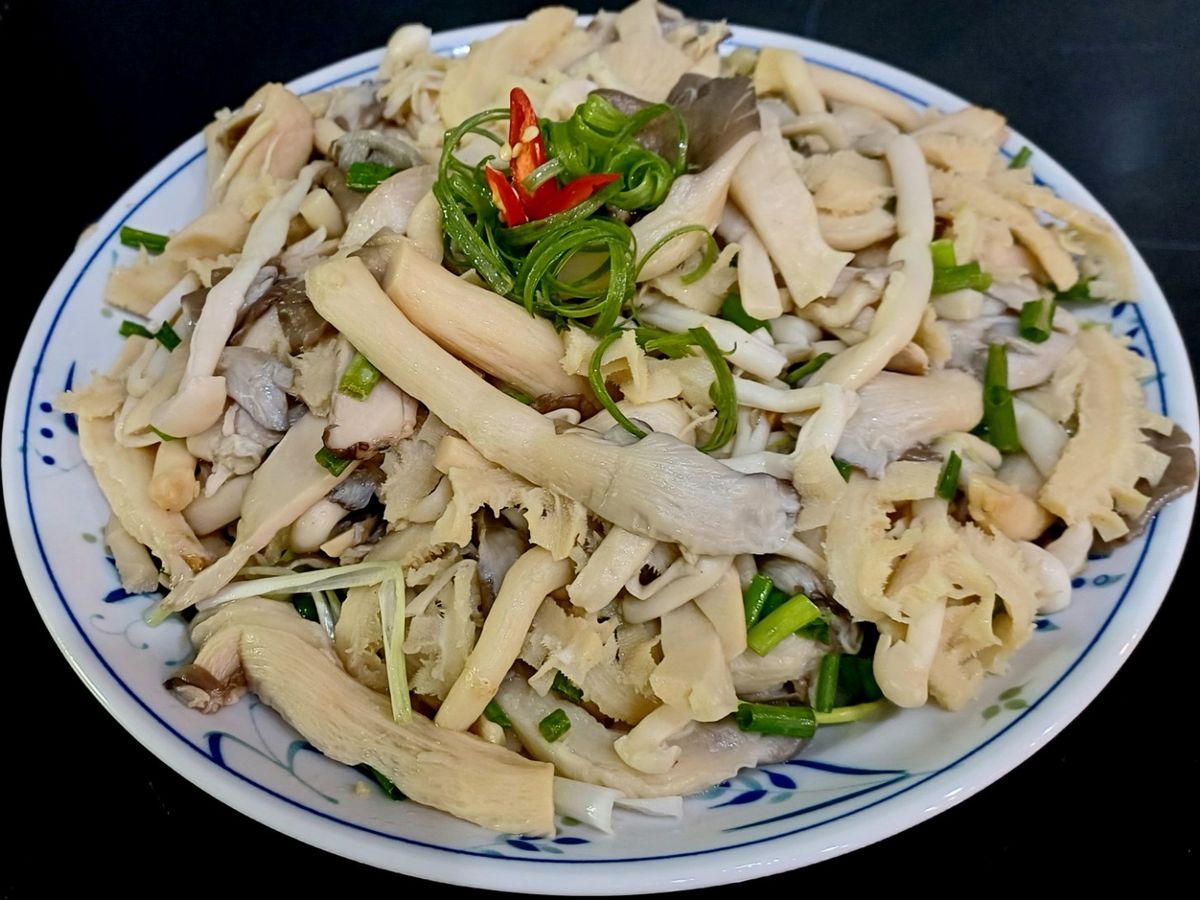 Nấm xào tổ ong (dạ dày bò)