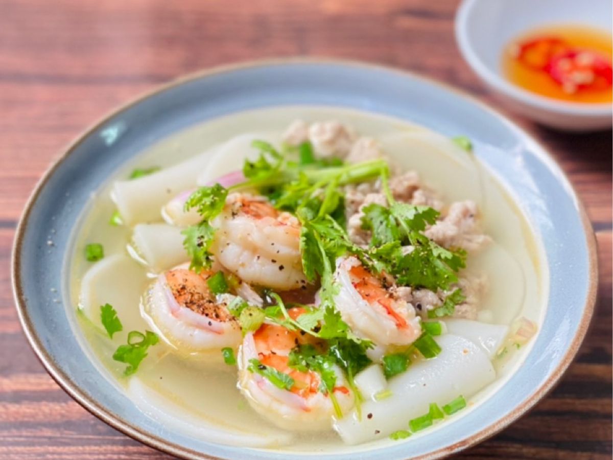Bánh Phồng Tôm Nấu Tôm Thịt