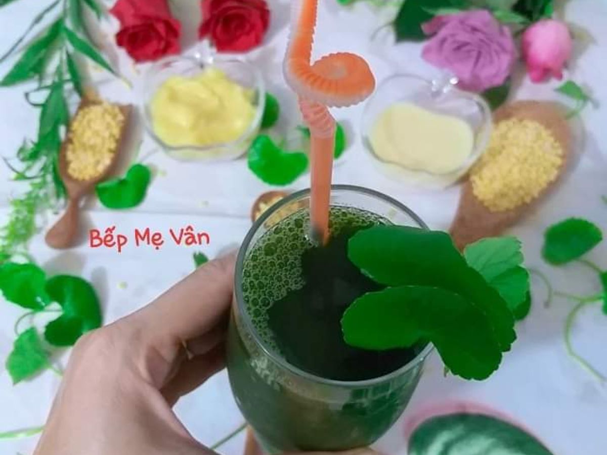 Nước rau má đậu xanh
