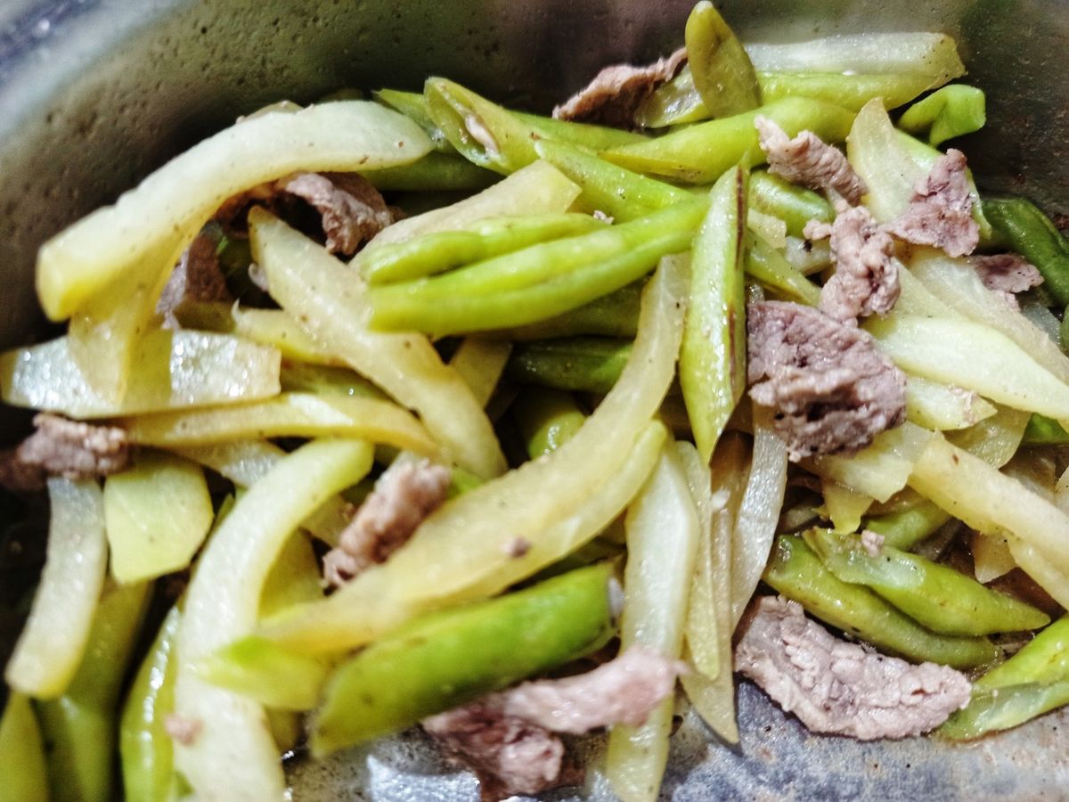 Su su xào thịt bò