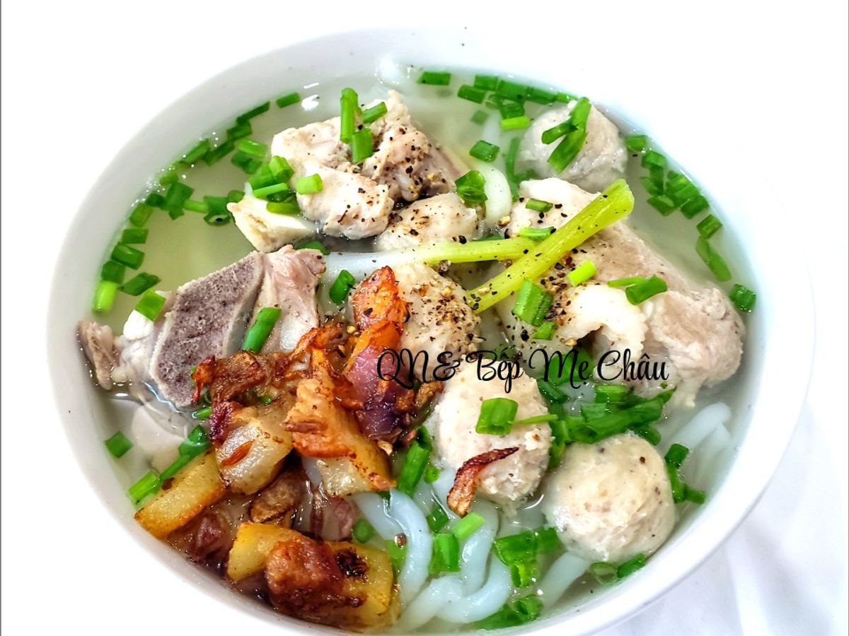 Bánh canh xương bò viên