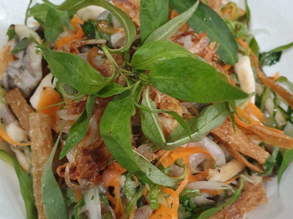 Gỏi nấm bào ngư chay