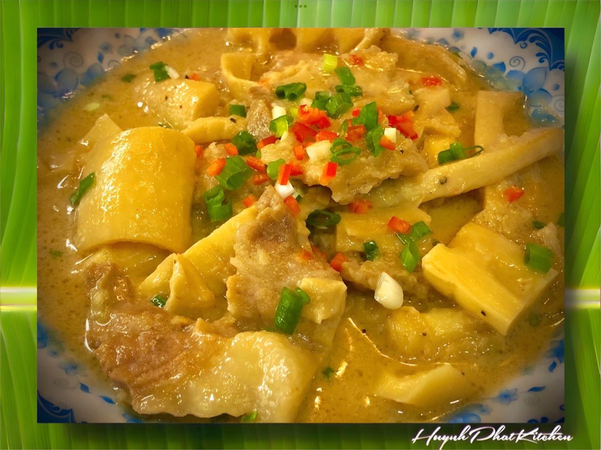 Thịt Heo Kho Măng Nước Cốt Dừa