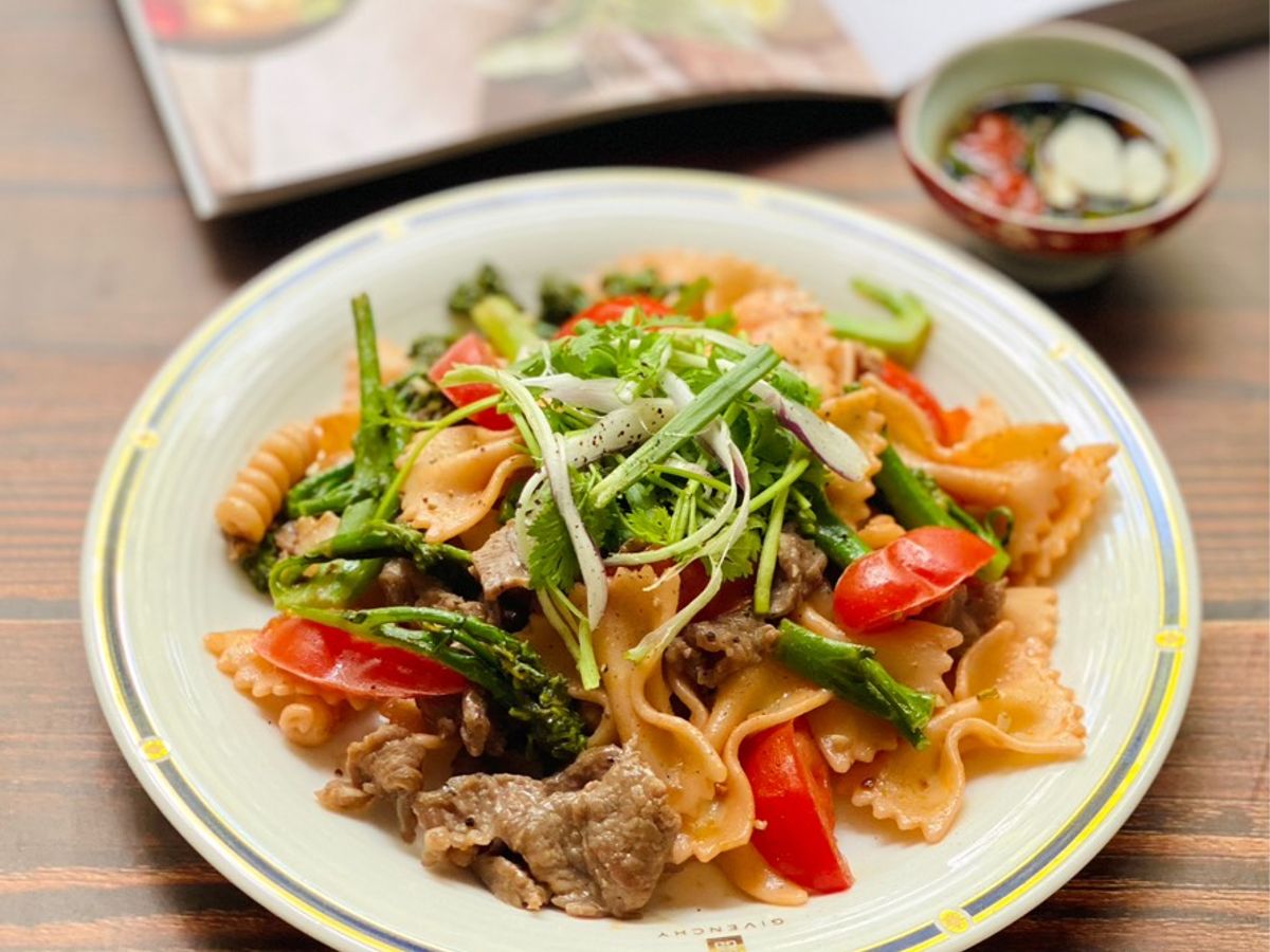 Thịt Bò Xào Nui Nơ
