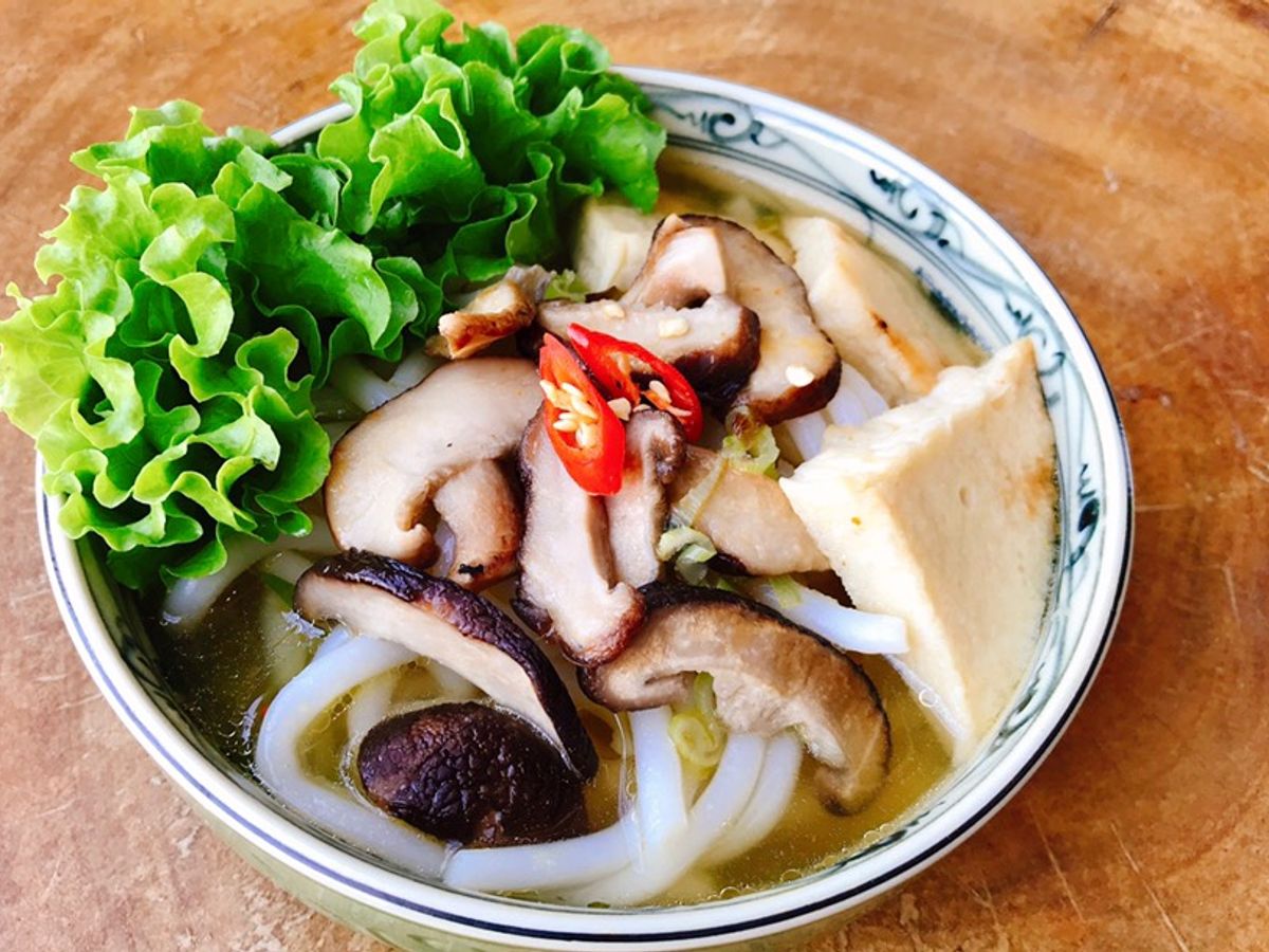Bánh canh nấm