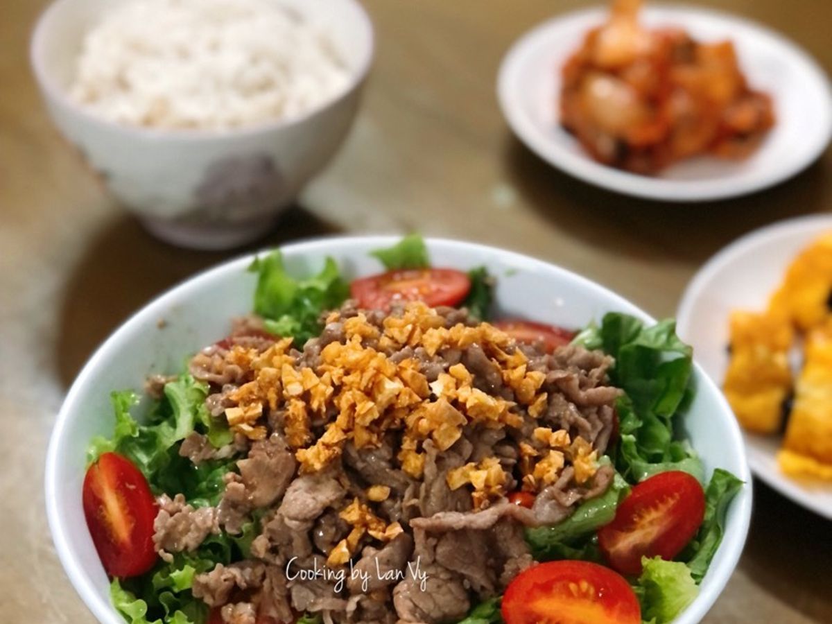 Salad thịt bò