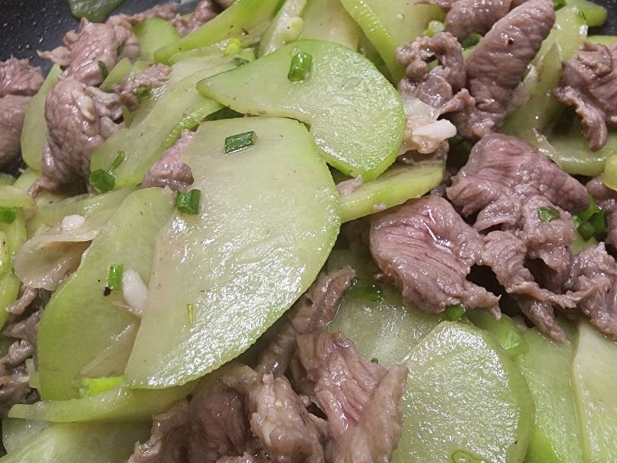 Su su xào thịt bò