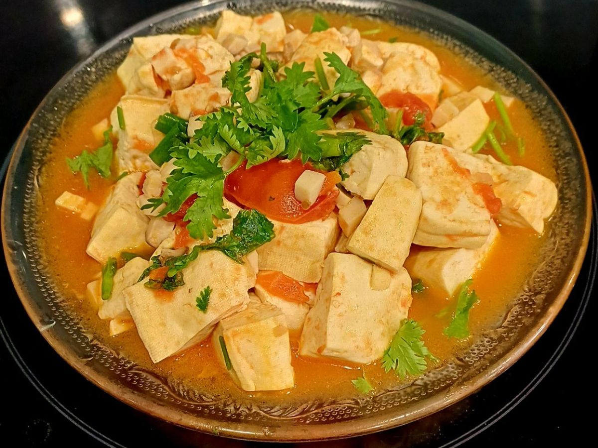 Đậu trắng sốt nấm